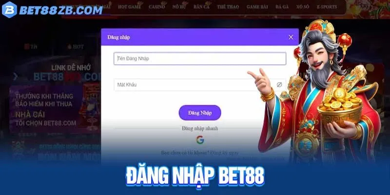 Đăng Nhập BET88 Thực Hiện Nhanh Chóng Chỉ Với 3 Bước